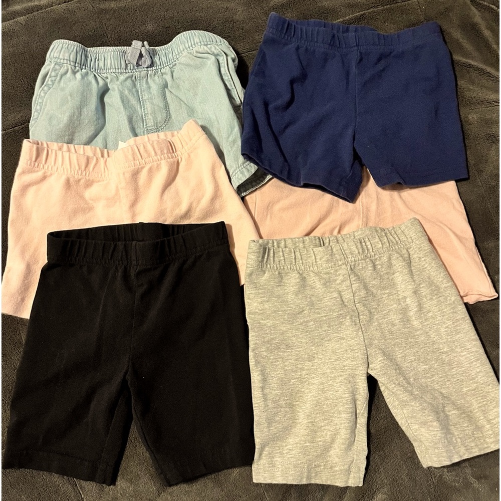 Lot of 6 3T girls shorts
